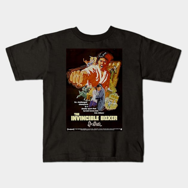 The Invincible Boxer 1973 Kids T-Shirt by Pop Fan Shop